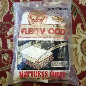 Vintage Fleetwood Sanforized Mattress Cover